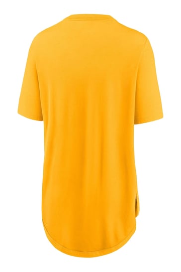 Nike Yellow NFL Fanatics Womens Pittsburgh Steelers Weekend City Love T-Shirt Womens