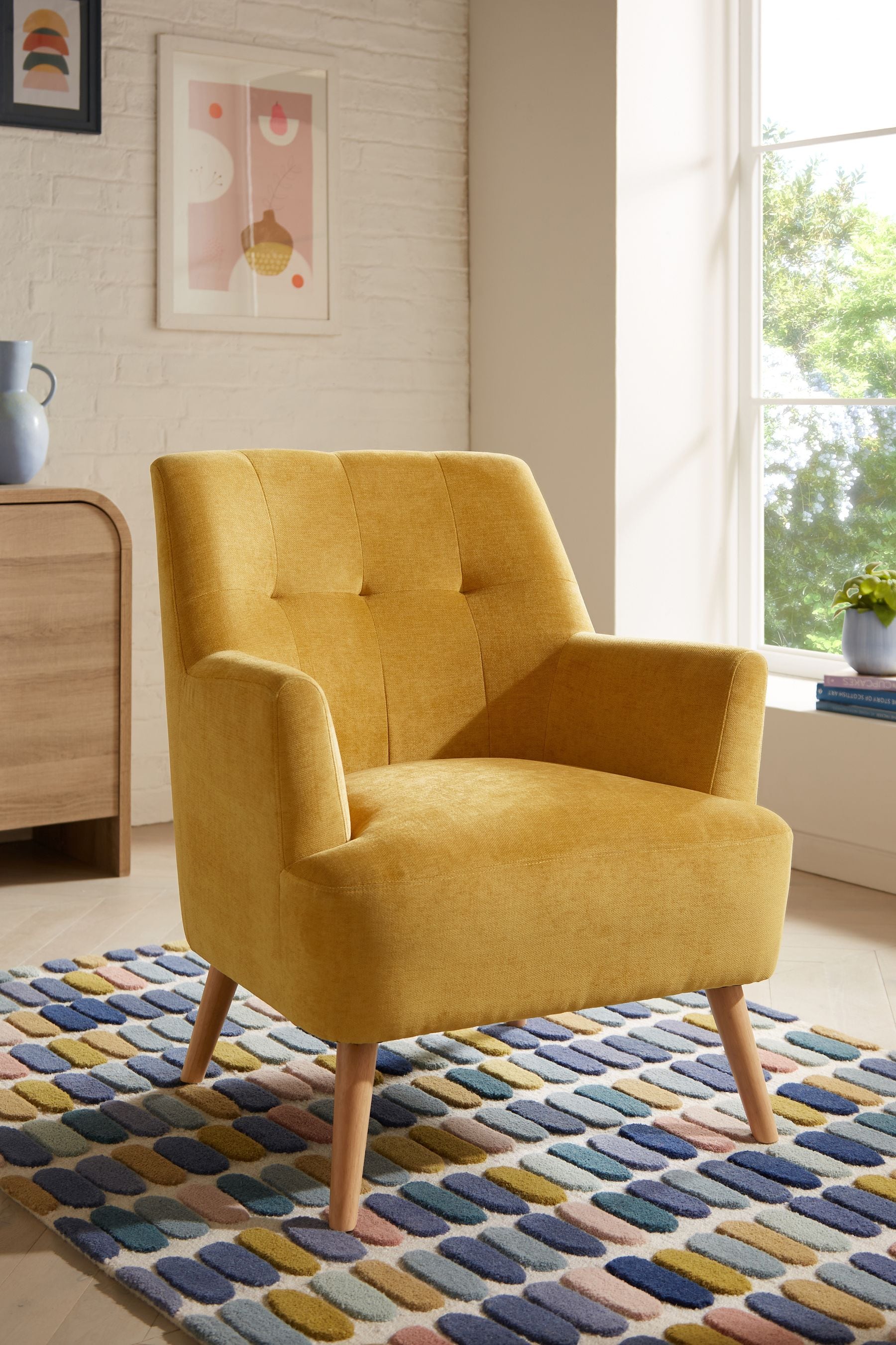 Next cheap yellow armchair