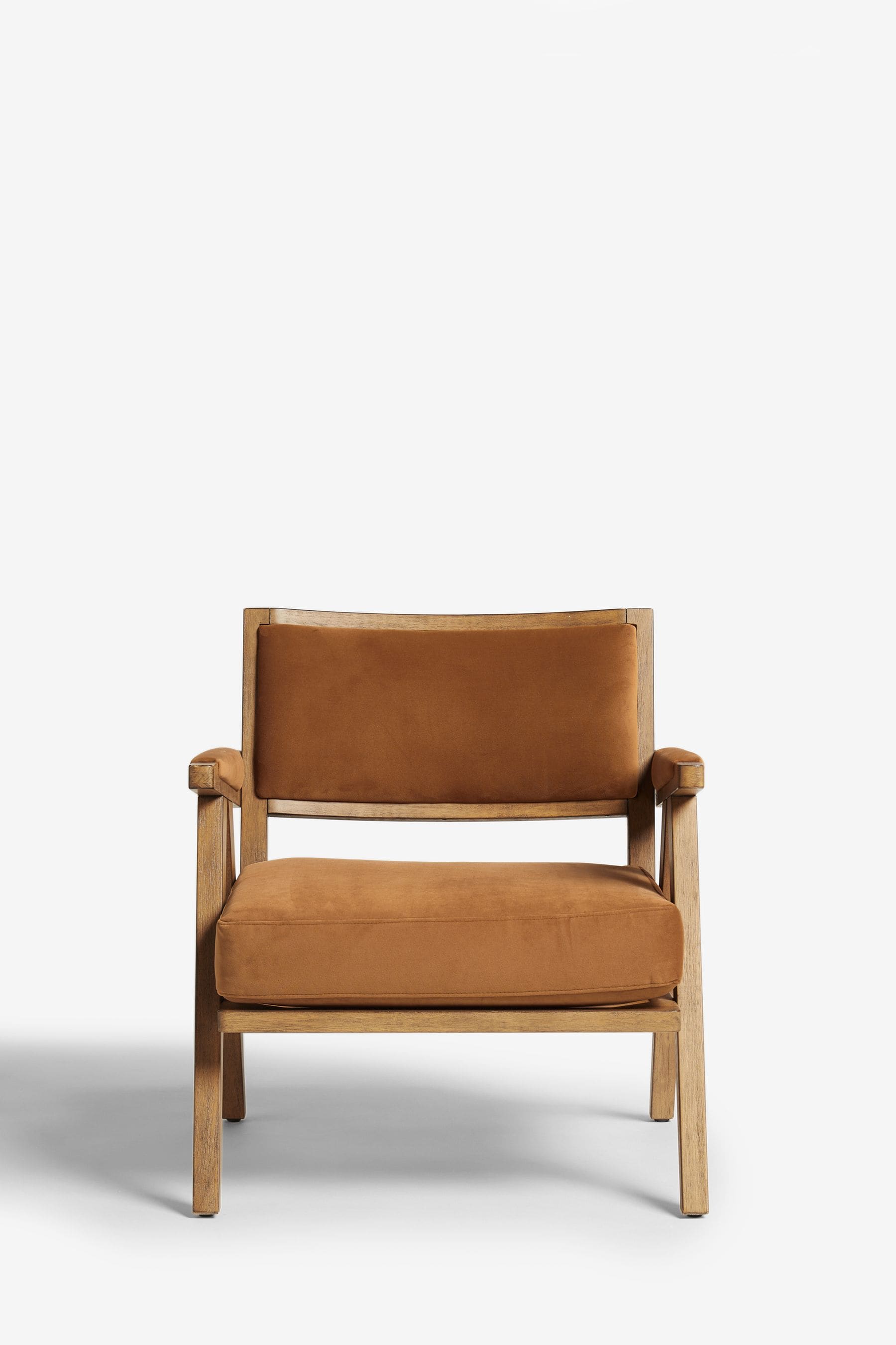Caramel colored sale accent chair