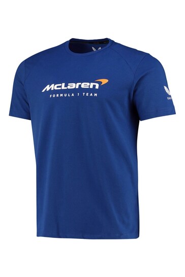 Castore Blue Fanatics McLaren x T-Shirt