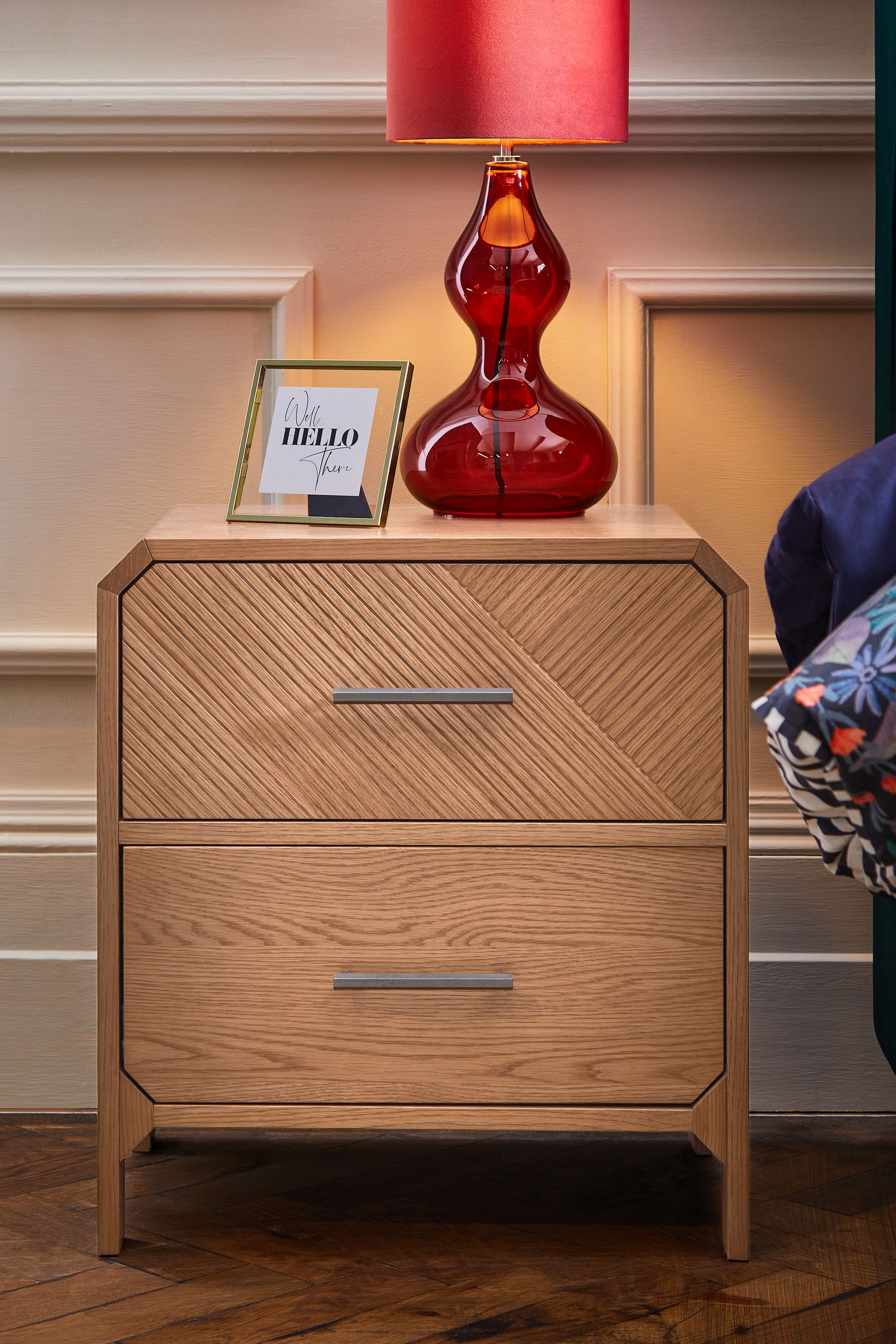 Nightstand outlet brown wood