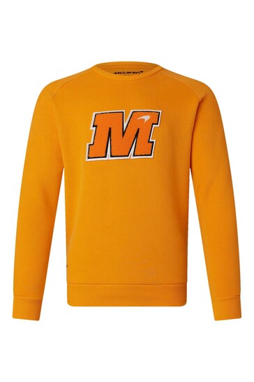 Fanatics Orange McLaren USA Crew Sweatshirt