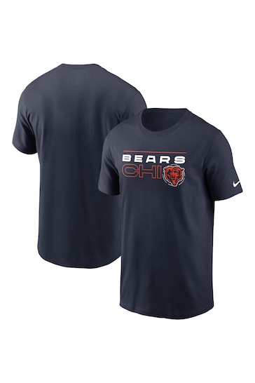 Nike Blue NFL Fanatics Chicago Bears Nike Broadcast T-Shirt