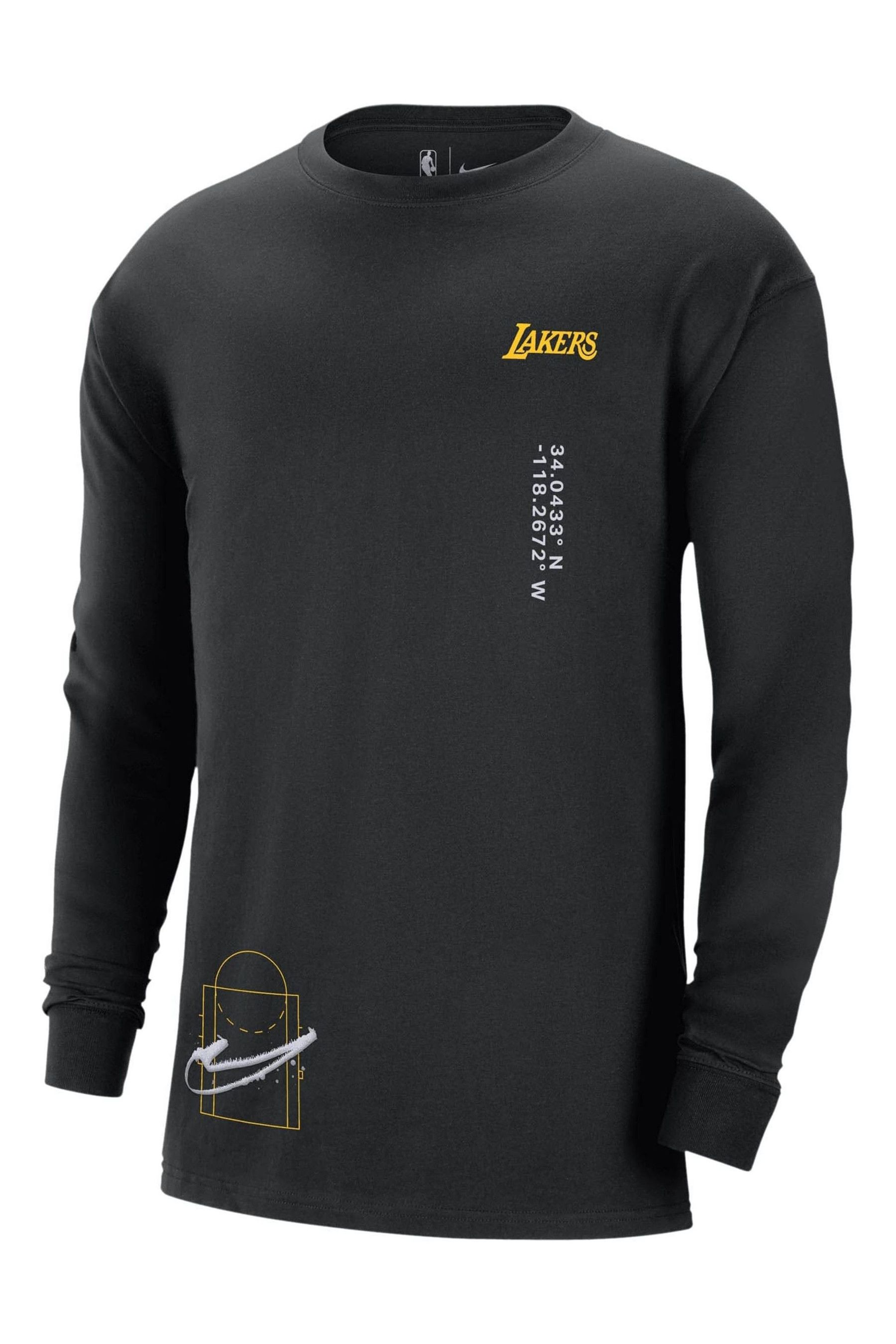 Los angeles lakers long sleeve 2025 t shirt