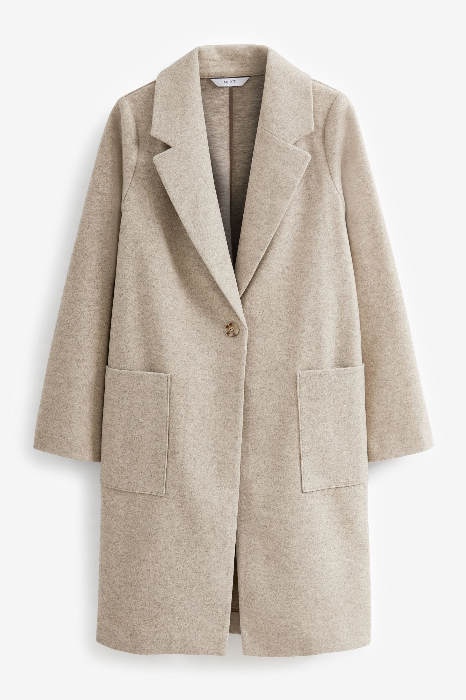 Neutral Smart Mid Length Coatigan
