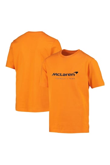 Fanatics Orange McLaren Essential Logo T-Shirt Kids