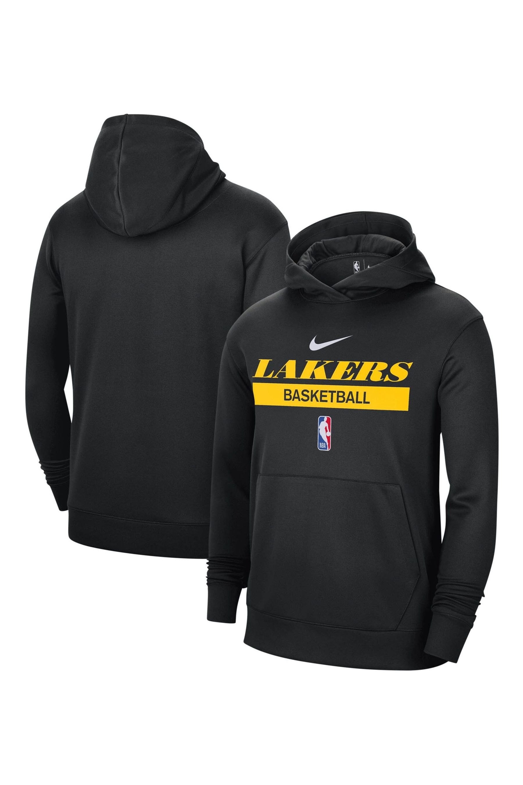 Lakers nike hoodie black deals