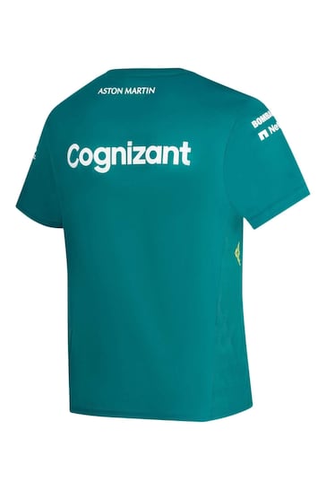 Fanatics Green Aston Martin Cognizant F1 2022 Official Team T-Shirt Kids