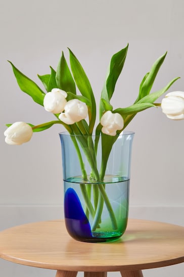 Jasper Conran London Blue/Green Vase