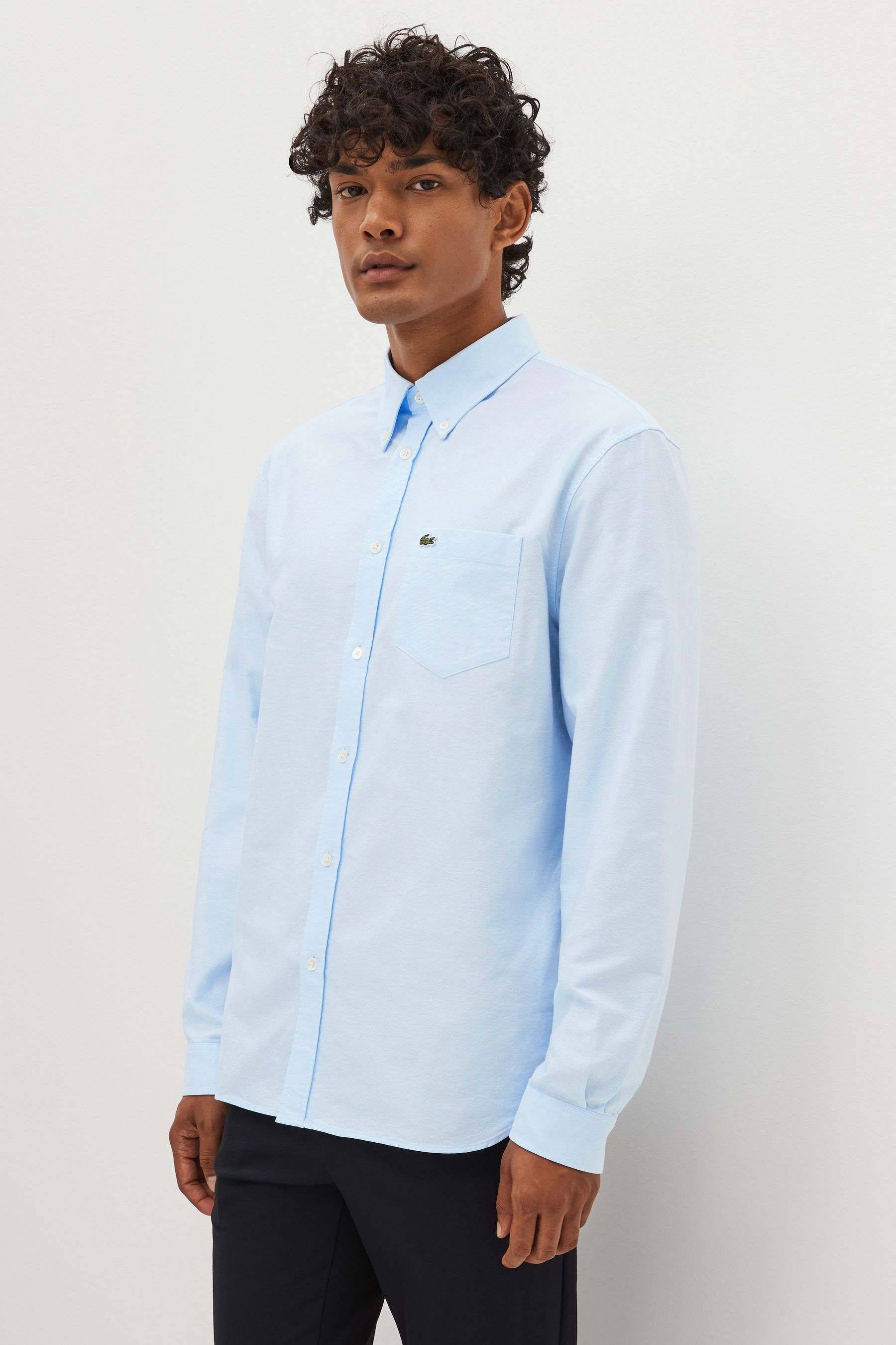 Lacoste white shop oxford shirt