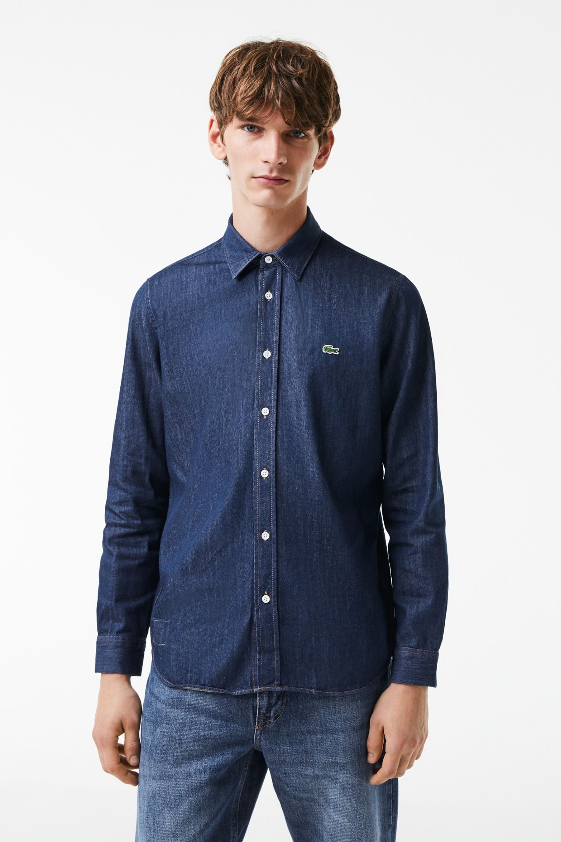 Lacoste denim shirt hotsell