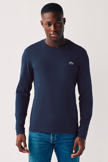Lacoste Navy Long Sleeve T-Shirt