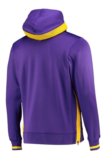 Nike Purple Fanatics Los Angeles Lakers Nike Thermaflex Full Zip Hoodie