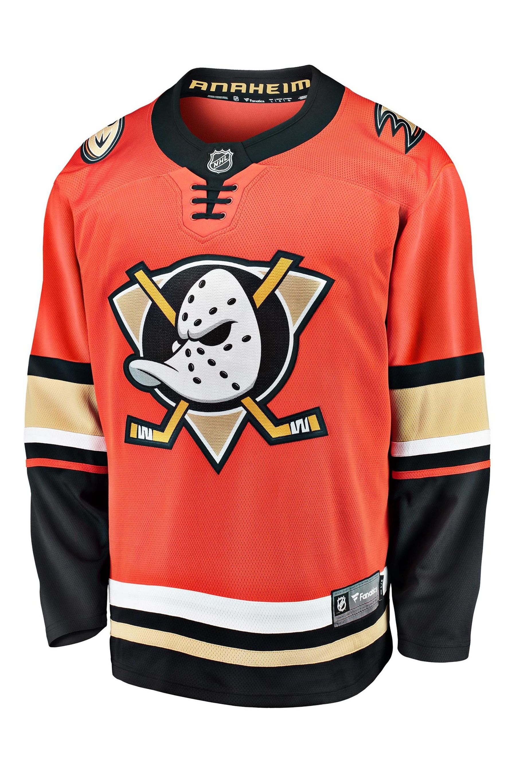 Orange mighty 2025 ducks jersey