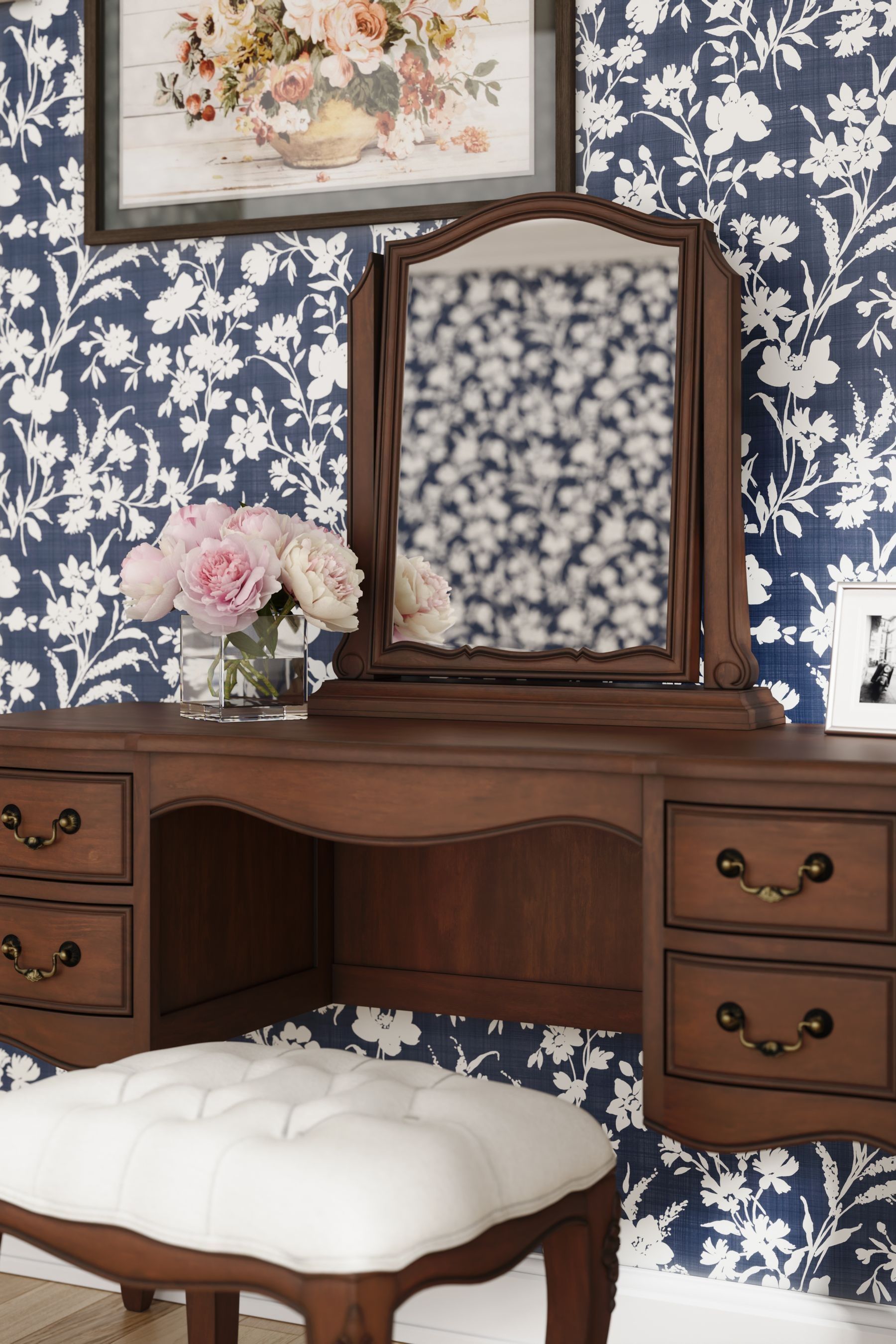 Laura ashley mirrored 2025 dressing table