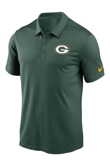 Nike Green NFL Fanatics Green Bay Packers Franchise Polo T-Shirt