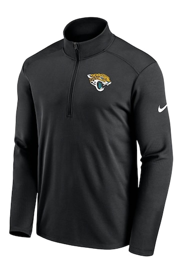 Nike Black NFL Fanatics Jacksonville Jaguars Pacer Half Zip Jacket