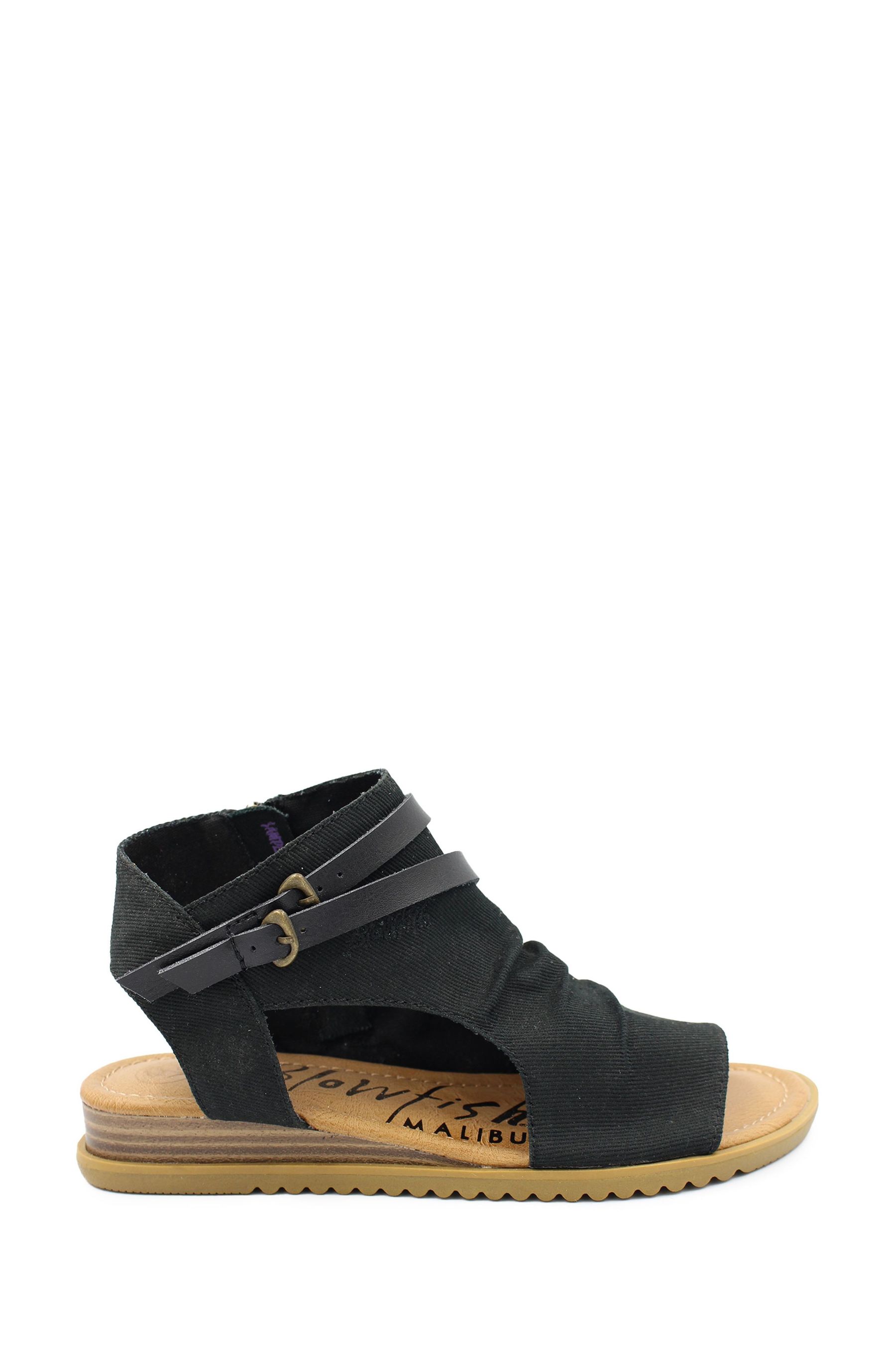 Blowfish malibu black top sandals