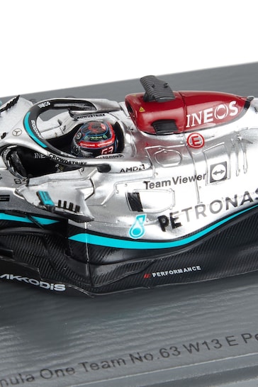 Fanatics Mercedes AMG Petronas F1 No.63 W13 E Performance 4th Place Bahrain GP 2022 George Russell 1:43 Model