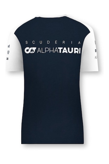 Fanatics Womens Blue Scuderia AlphaTauri 2022 Team T-Shirt Womens