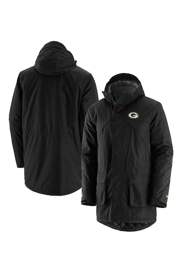 Fanatics NFL Green Bay Packers Branded Heavyweight Black Jacket