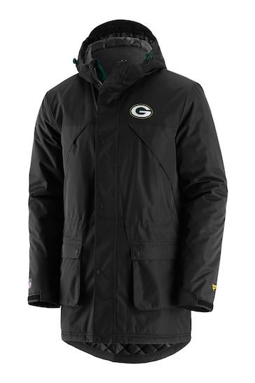 Fanatics NFL Green Bay Packers Branded Heavyweight Black Jacket