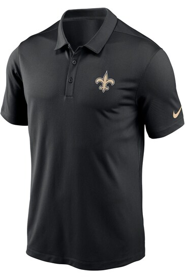 Nike Black NFL Fanatics New Orleans Saints Franchise Polo Shirt