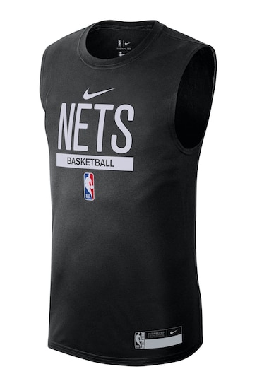 Nike Black Fanatics Brooklyn Nets Nike Sleeveless Practice T-Shirt