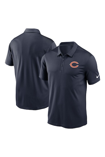 Nike Blue NFL Fanatics Chicago Bears Franchise Polo Shirt