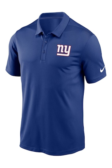 Nike Blue NFL Fanatics New York Giants Franchise Polo Shirt