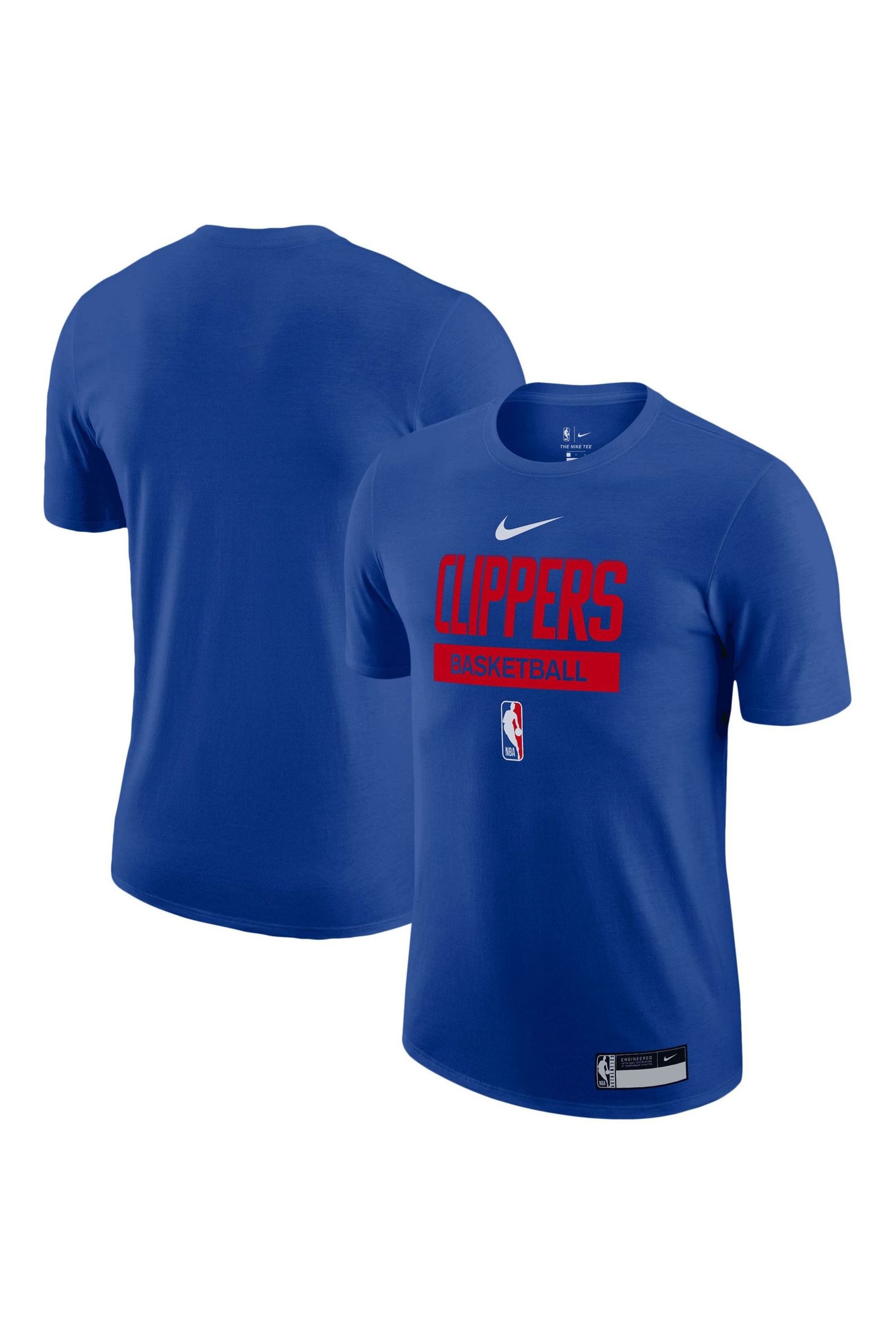 Buy Nike Blue Fanatics Los Angeles Clippers Nike Short Sleeve