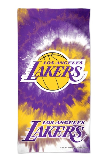 Fanatics Purple Los Angeles Lakers Beach Towel