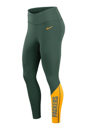 Nike Green NFL Fanatics Womens Green Bay Packers Leggings Womens
