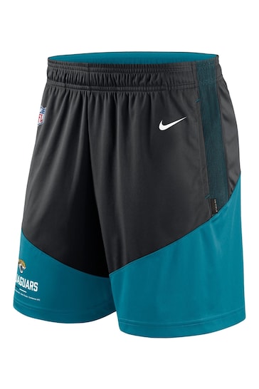 Nike Blue Fanatics Jacksonville Jaguars Nike On-field sideline Dri-Fit Knit Shorts