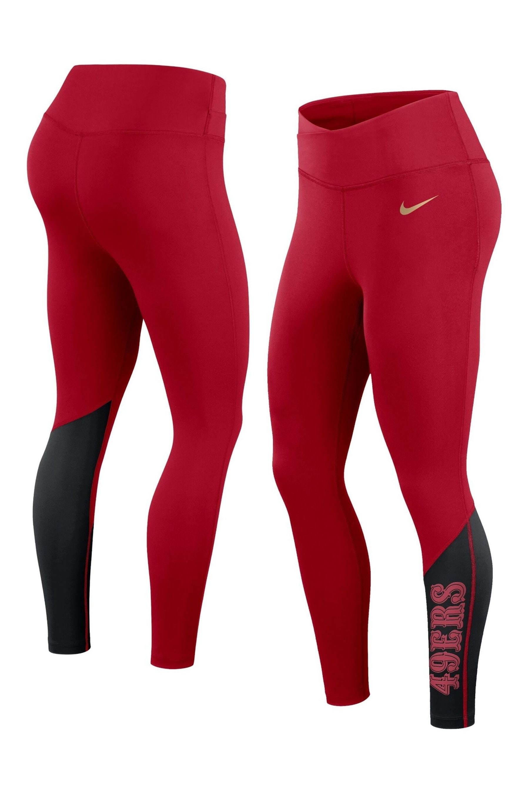 Nike red leggings top