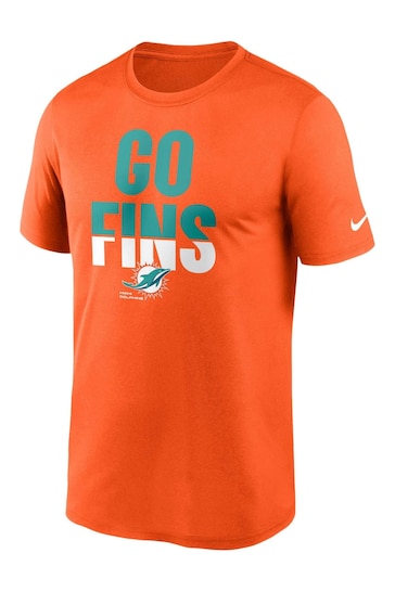 Fanatics NFL Orange Miami Dolphins Local Phase Legend T-Shirt
