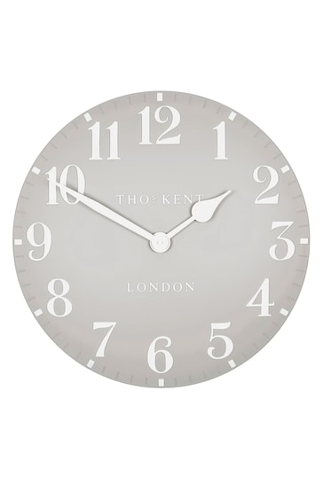 Thomas Kent Clocks Grey Classic Arabic Large Wall Clock