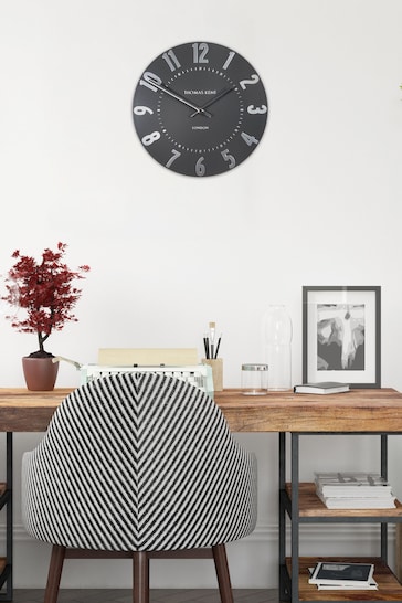 Buy Thomas Kent Clocks Grey Mulberry Small Wall Clock from the Next UK ...