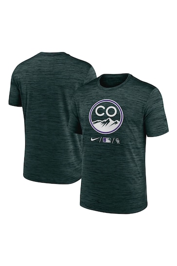 Nike Green Fanatics Colorado Rockies Nike City Connect Legend Practice Velocity T-Shirt