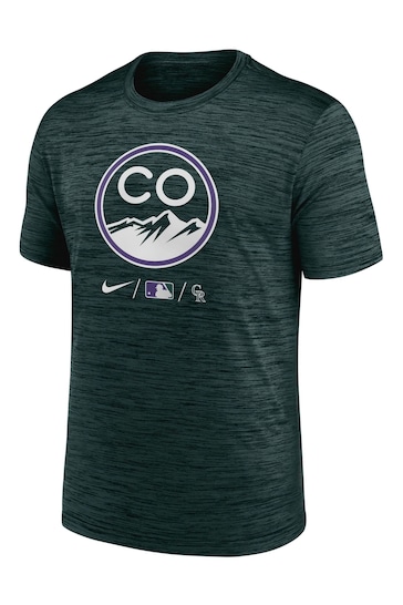 Nike Green Fanatics Colorado Rockies Nike City Connect Legend Practice Velocity T-Shirt