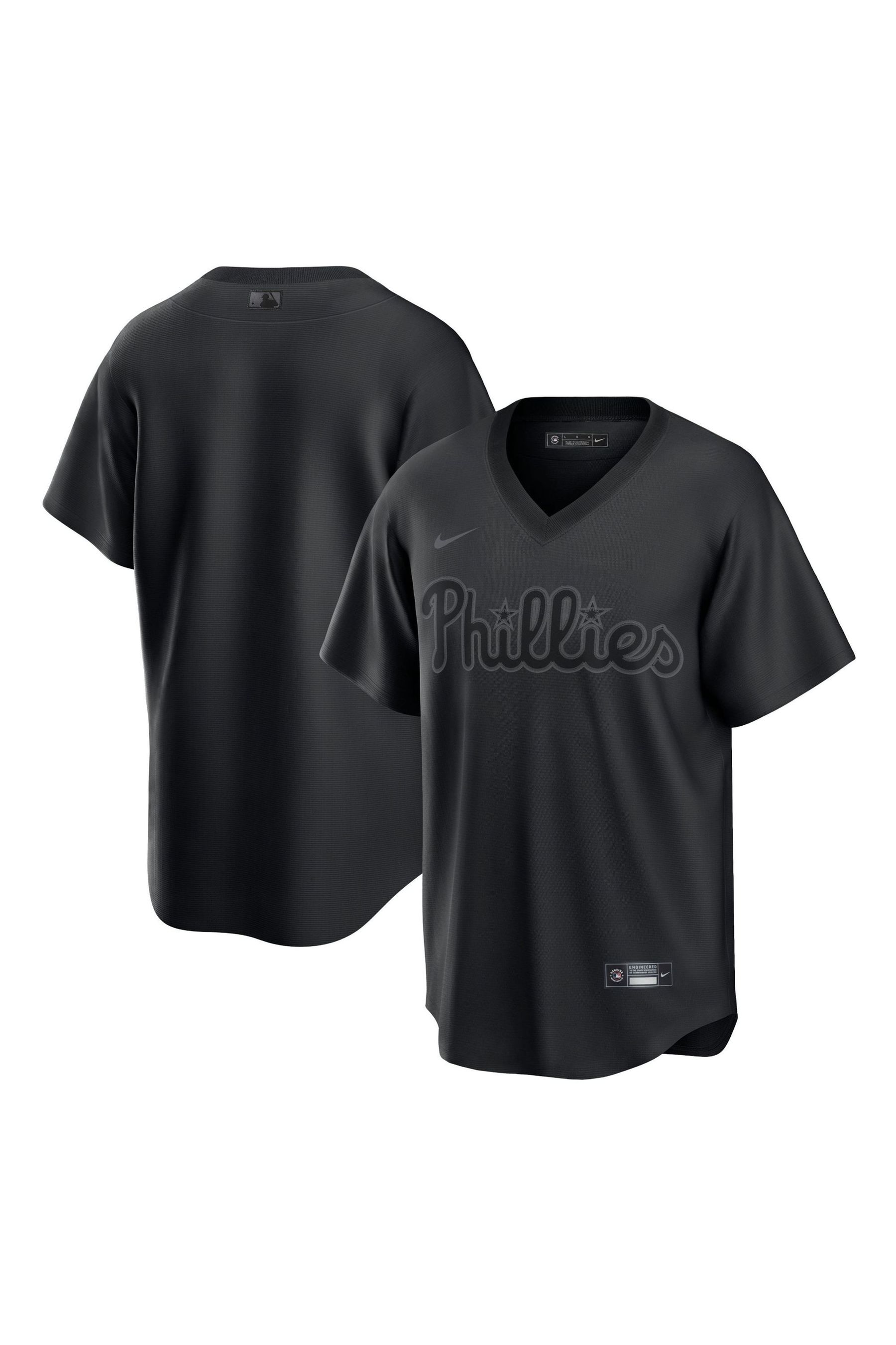 Nike Black Fanatics Philadelphia Phillies Nike Triple Jersey