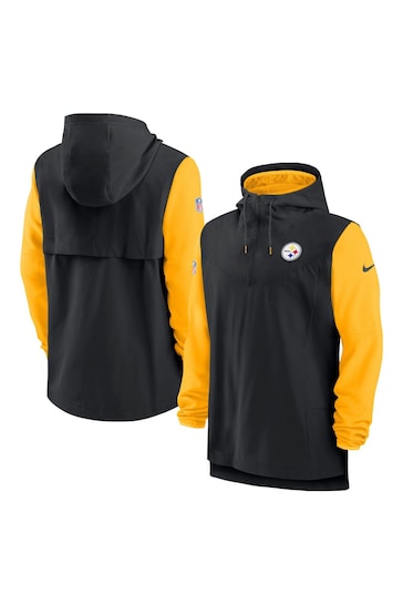 Nike Black NFL Fanatics Pittsburgh Steelers Sideline Player Lightweight Jacket