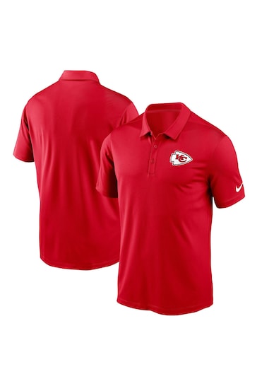 Nike Red NFL Fanatics Kansas City Chiefs Franchise Polo