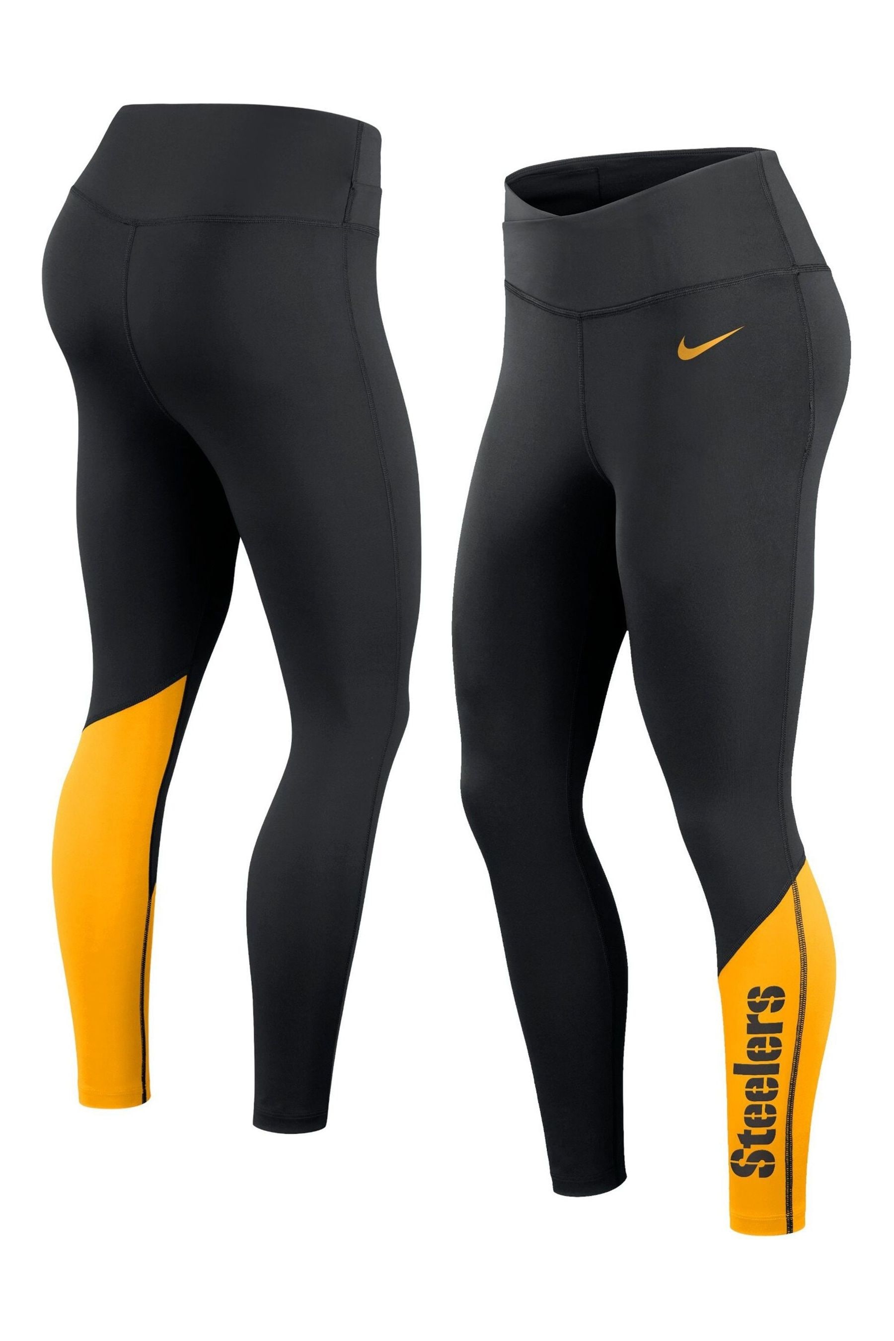 Buy Nike Black NFL Fanatics Womens Pittsburgh Steelers Leggings