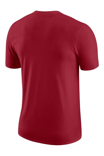 Nike Red Fanatics Miami Heat Nike License Plate T-Shirt