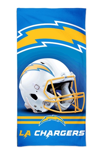 Fanatics Blue Los Angeles Chargers Spectra Beach Towel