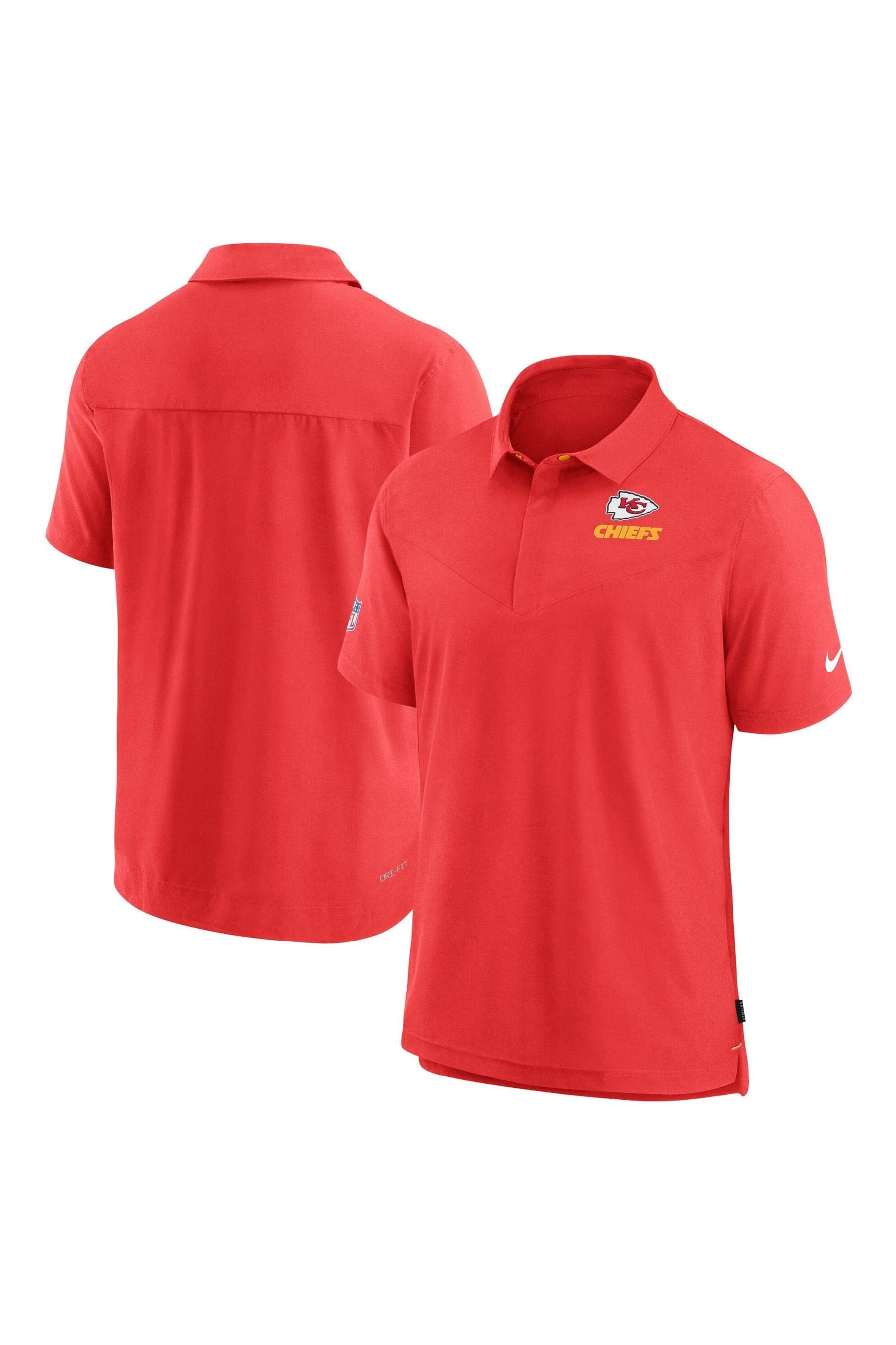 Buy Nike Red NFL Fanatics Kansas City Chiefs Sideline Dri FIT