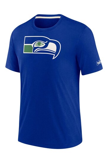Nike Blue NFL Fanatics Seattle Seahawks Impact Tri-Blend T-Shirt