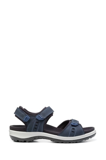 Hotter Blue Hotter Walk II Touch Fastening Wide Fit Sandals