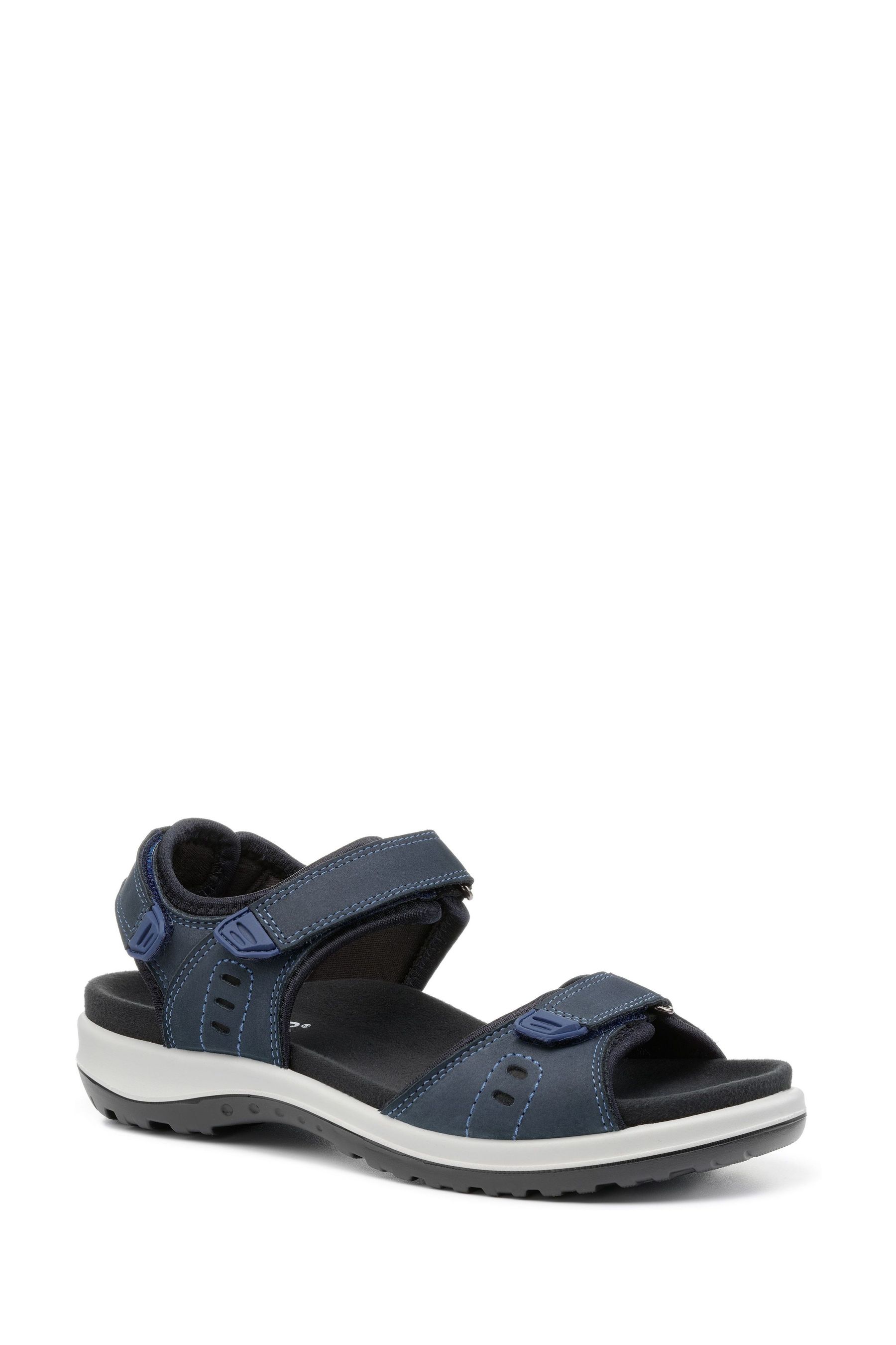 Easy II Wide Fit Leather Wedge Sandals | Hotter | M&S